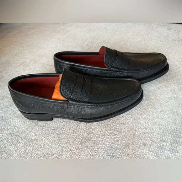 Magnanni by Gaziano Black Leather Loafers Magnanni by Gaziano Black Leather Loafers - danaclinics.com main image 4